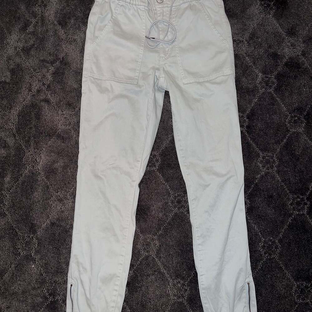 American Eagle Women's Super Stretch Joggers Size 6 W27x27 Zip Ankles